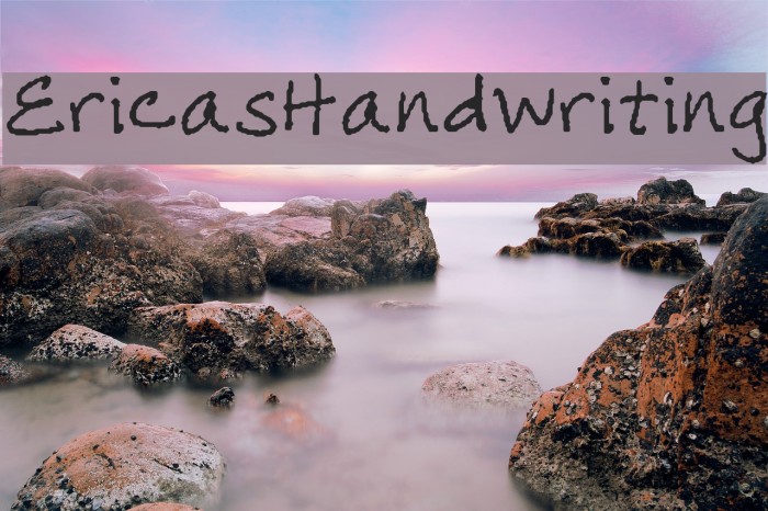 EricasHandwriting Example 2