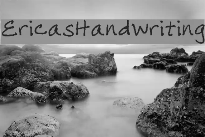EricasHandwriting Font examples