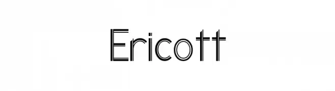 Ericott  les polices de caractères gratuit tlcharger
