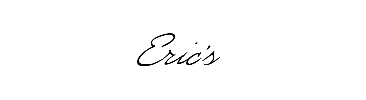 Eric's Font