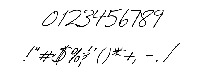 Eric's Font OTHER CHARS
