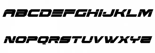 Eridanus Condensed Italic Шрифта строчной