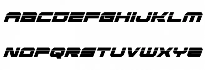 Eridanus Condensed Laser Italic Fonte MAIÚSCULAS