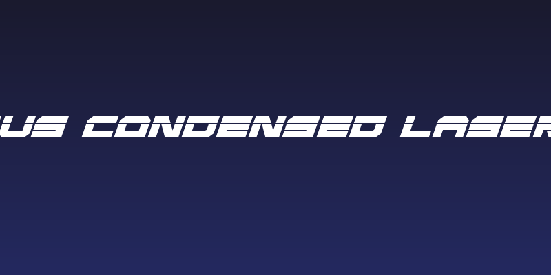 Eridanus Condensed Laser Italic Social Header
