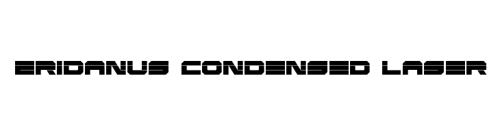 Eridanus Condensed Laser  font caratteri gratis