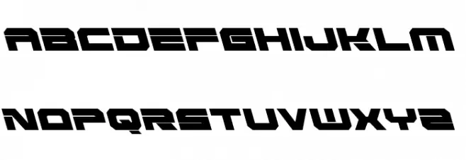 Eridanus Condensed Leftalic Fonte MAIÚSCULAS