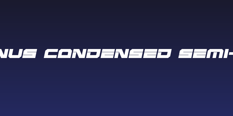 Eridanus Condensed Semi-Italic Social Header