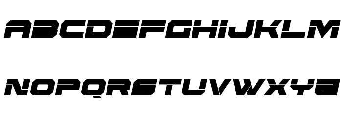Eridanus Condensed Semi-Italic Font LOWERCASE