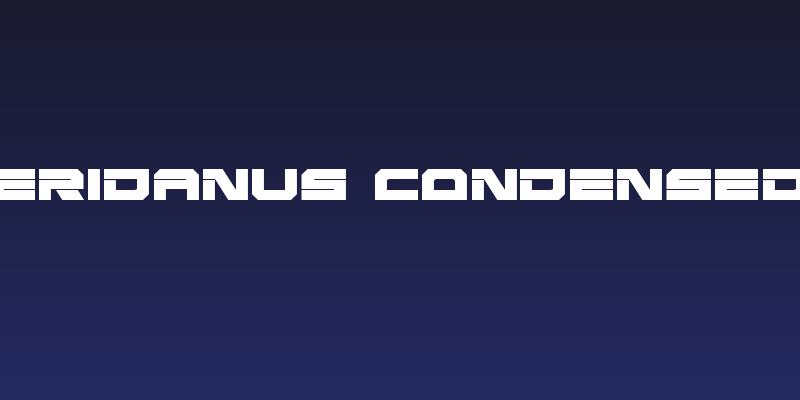 Eridanus Condensed Social Header
