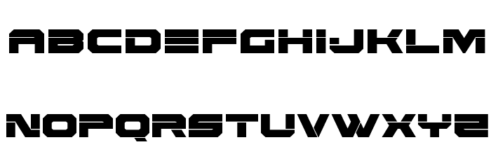 Eridanus Condensed Font LOWERCASE