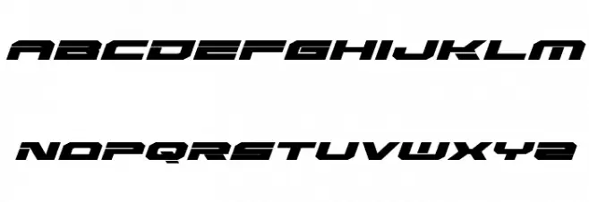Eridanus Expanded Italic 字体 大写