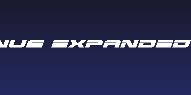 Eridanus Expanded Italic Social Header