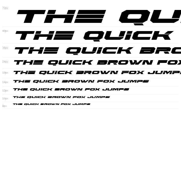 Eridanus Expanded Italic Waterfall