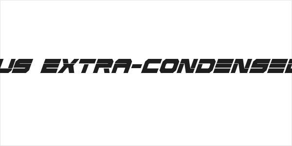 Eridanus Extra-Condensed Italic Logo