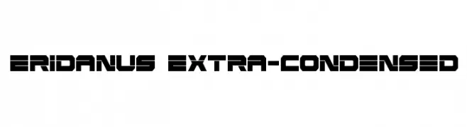 Eridanus Extra-Condensed  Frei Schriftart Herunterladen