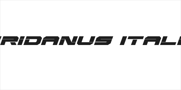 Eridanus Italic Logo