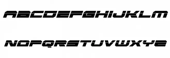 Eridanus Laser Italic Polices MAJUSCULES