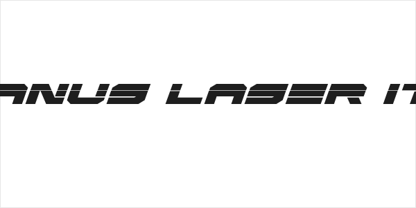 Eridanus Laser Italic Logo