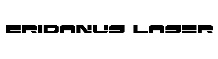 Eridanus Laser  font caratteri gratis