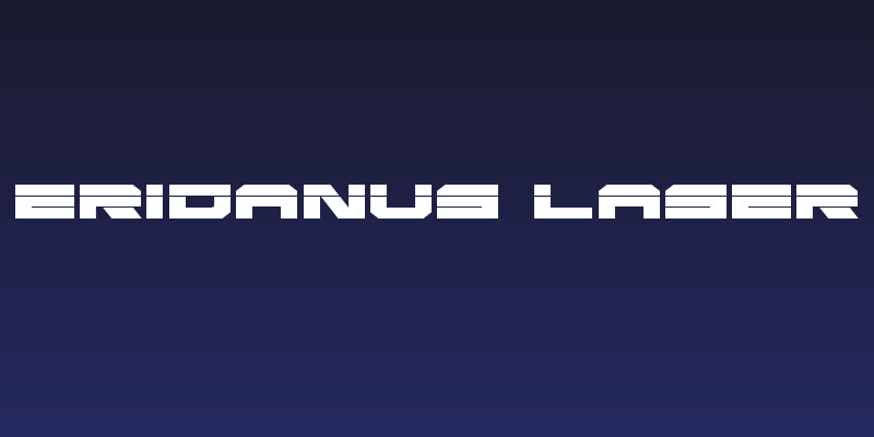 Eridanus Laser Social Header