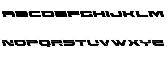 Eridanus Leftalic Font LOWERCASE