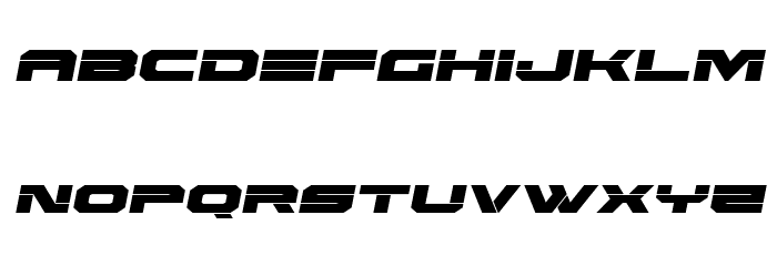 Eridanus Semi-Italic Font LOWERCASE