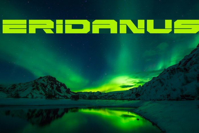 Eridanus Font examples