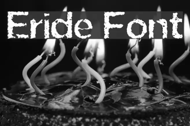 Eride Font examples
