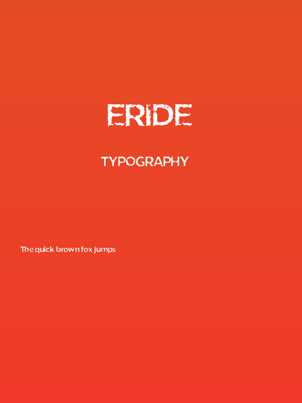 Eride Poster