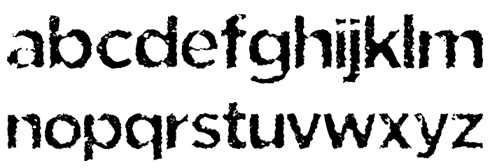 Eride Font LOWERCASE