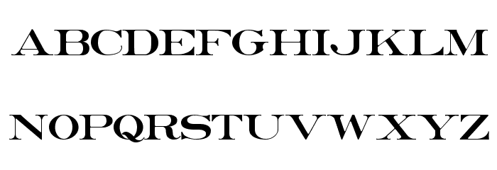 Erie Roman Font LOWERCASE