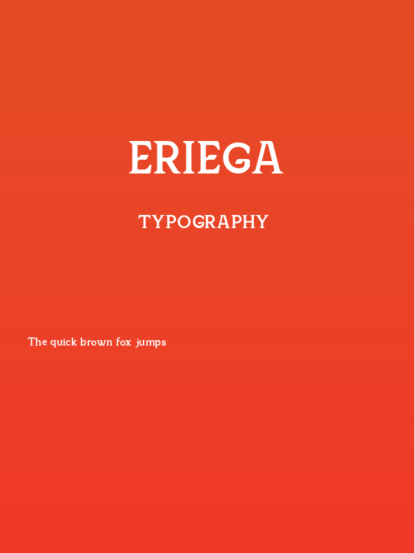Eriega Poster