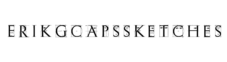ErikGCapsSketches  フリーフォントのダウンロード