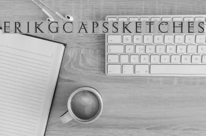ErikGCapsSketches Font examples