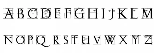 ErikGCapsSketches Schriftart Kleinbuchstaben