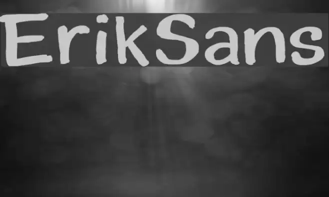 ErikSans Font examples