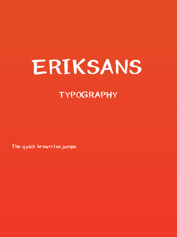 ErikSans Poster