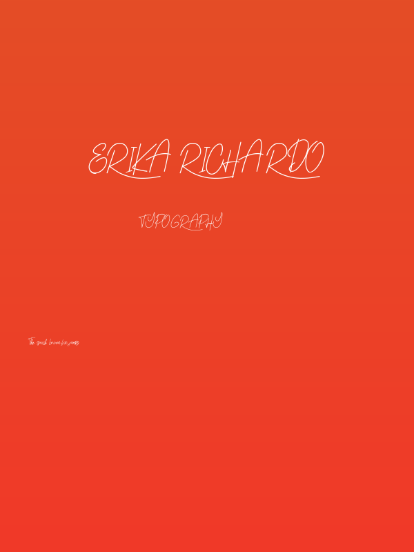 Erika Richardo Poster