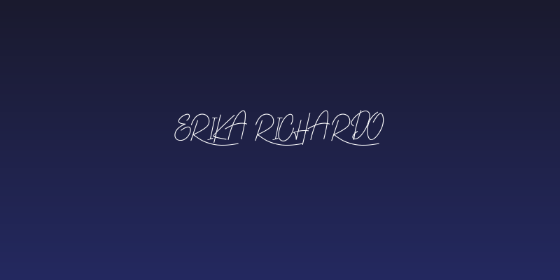 Erika Richardo Social Header