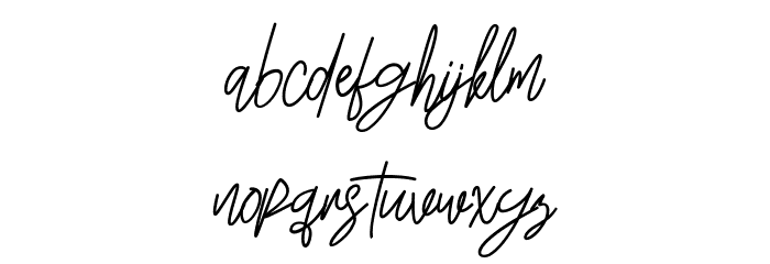 Erika Richardo Font LOWERCASE