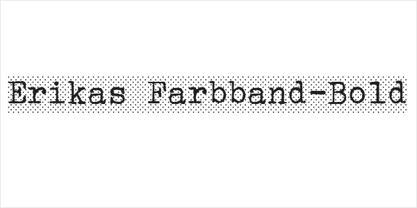 Erikas Farbband-Bold Logo