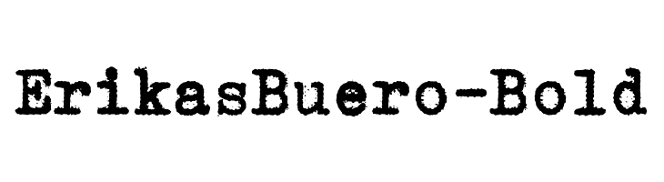 ErikasBuero-Bold  免费字体下载