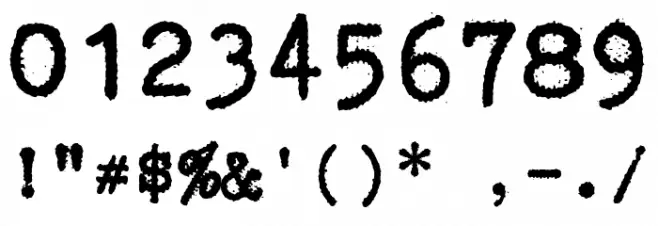 ErikasBuero-Bold Font OTHER CHARS