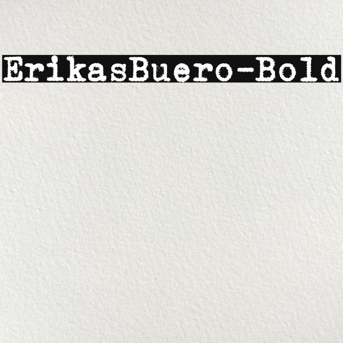 ErikasBuero-Bold Example 1