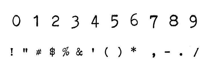 ErikasBuero-Italic Font OTHER CHARS