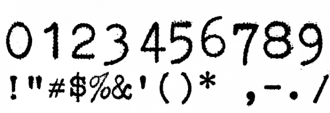 ErikasBuero Font OTHER CHARS