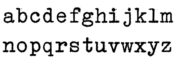 ErikasBuero Font LOWERCASE