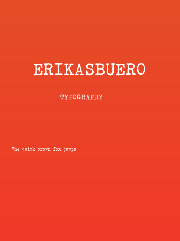 ErikasBuero Poster