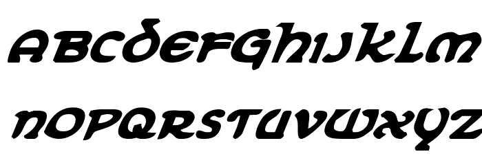 Erin Go Bragh Bold Italic Font LOWERCASE