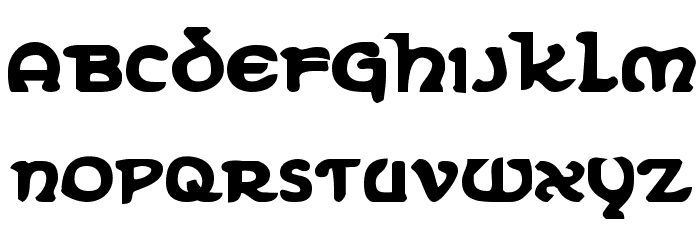 Erin Go Bragh Bold Font LOWERCASE